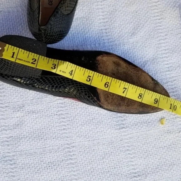 Vintage Camille Unglik snakeskin Flats‎ 9 - Picture 3 of 8